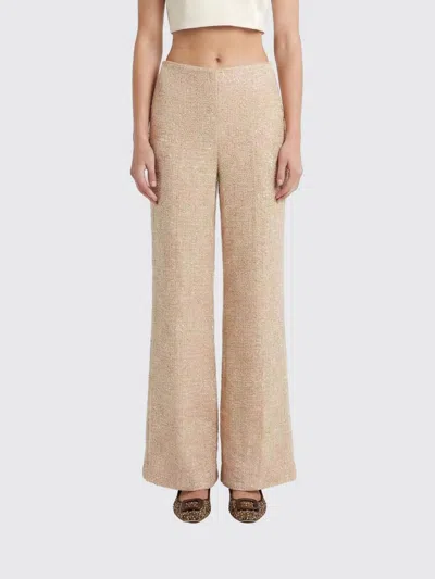 Twinset Pants  Woman Color Beige In Neutral