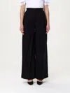 Twinset Cotone Trousers In ブラック