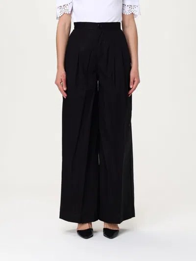 TWINSET PANTS TWINSET WOMAN COLOR BLACK,G82600002