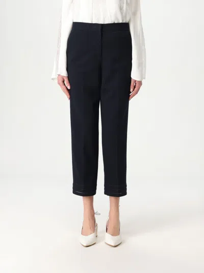 Twinset Pants  Woman Color Blue