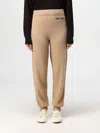 Twinset Logo-embroidered Track Pants In Braun