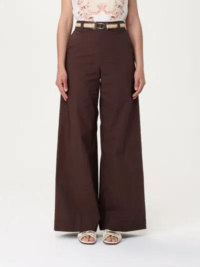 TWINSET PANTS TWINSET WOMAN COLOR COFFEE,G82601132