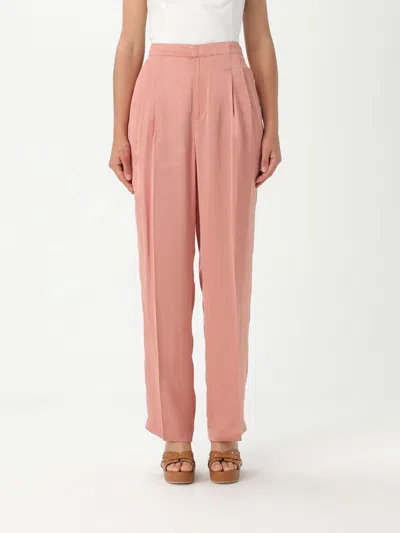 Twinset Pants  Woman Color Coral In Neutral