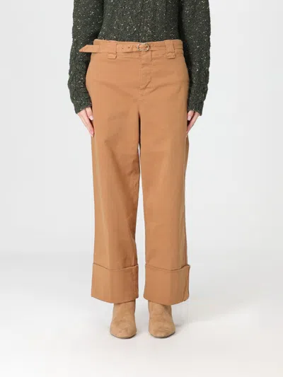TWINSET PANTS TWINSET WOMAN COLOR EARTH,H54465074