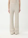 Shop Twinset Pants  Woman Color Gold