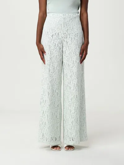 Twinset Pants  Woman Color Green In White