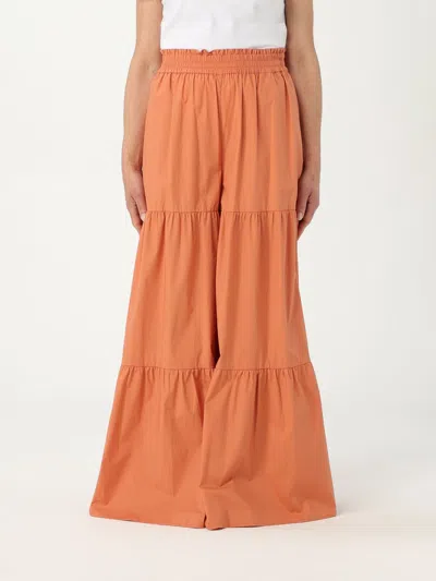 Twinset Trousers  Woman In Orange