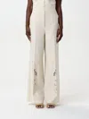 Twinset Pants  Woman Color Pearl