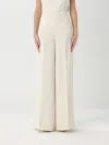 Twinset Viscose Dress In Pearl