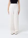 Twinset Pants  Woman Color Pearl In White