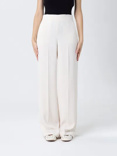 Twinset Pants  Woman Color Pearl In White