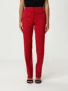 Twinset Twin-set Wide Leg Trousers In Red