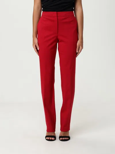 TWINSET PANTS TWINSET WOMAN COLOR RED,H24555014