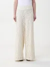 Twinset Pants  Woman Color White In White