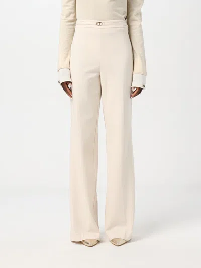 Twinset Pants  Woman Color White In Weiss