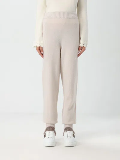 Twinset Pants  Woman Color White In Weiss