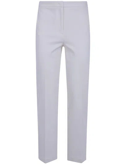 Twinset Pants Wide Leg Trousers In White