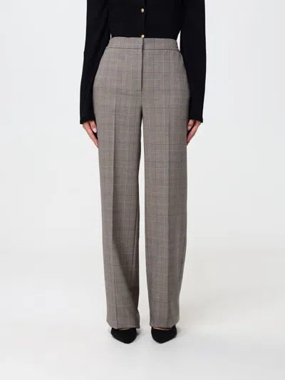 Twinset Pants Woman Color Brown In Gray