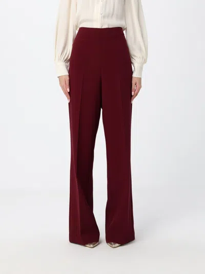 Twinset Pants Woman Color Burgundy