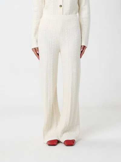 Twinset Pants Woman Color Pearl In Neutral