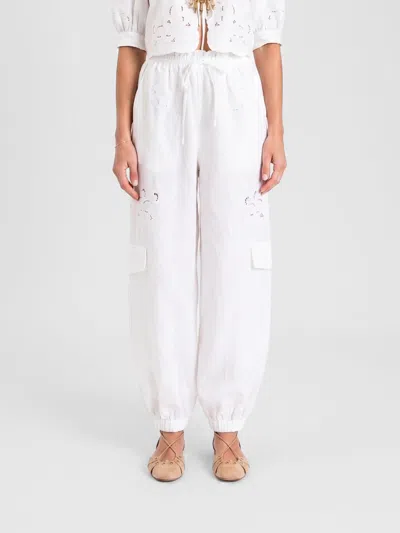 Twinset Pants Woman In White