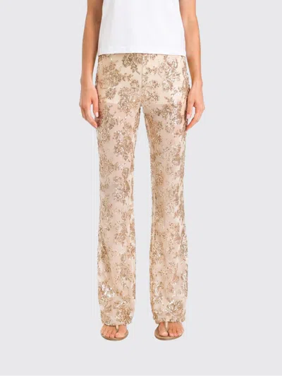 Twinset Pants Woman In Neutral