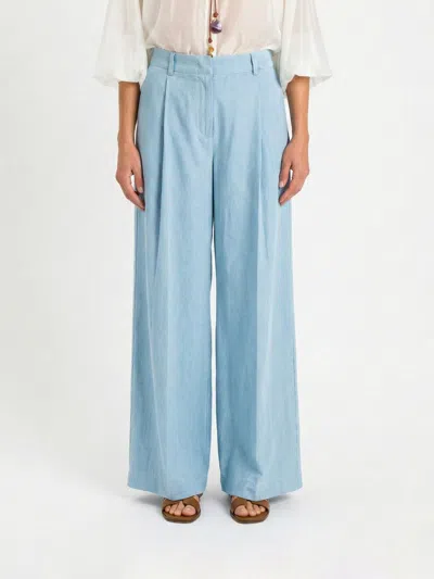 Twinset Pants  Woman Color Blue