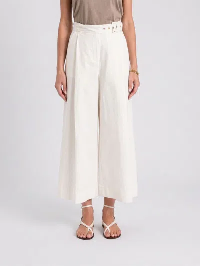 Twinset Pants Woman In White