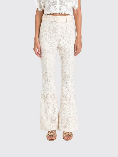 Twinset Pants Woman In White