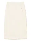 Twinset Patch-pocket Midi Skirt In White