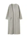 Twinset Patch-pocket Coat In Gray