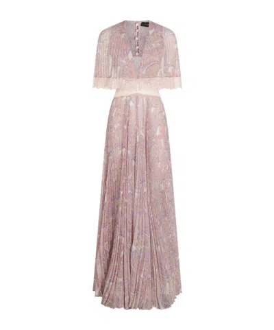 TWINSET TWINSET PATTERN-PRINTED PLEATED DRESS