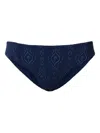 Twinset Patterned Bikini Bottom In Blue