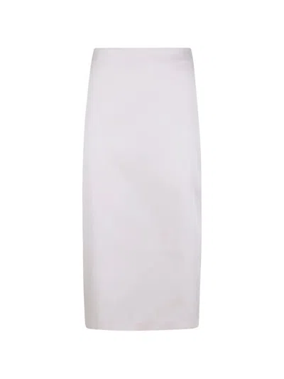 Twinset Pencil Midi Skirt In Pink