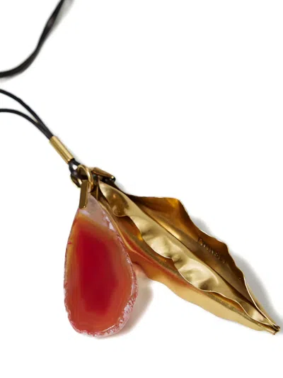 Twinset Pendant Necklace In Gold