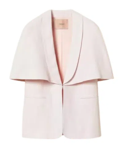 TWINSET PINK CAPE JACKET