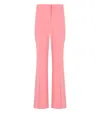 Twinset 双胞胎粉红色喇叭长裤 In Pink
