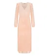 Twinset Pink Lace Long Dress