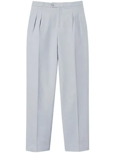Twinset Pinktuck Detailing Trousers In 灰色