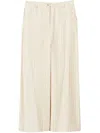 Twinset Pinstripe-pattern Skirt In Neutrals