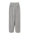 Twinset Twin-set Pinstripe Tailored Pants In Gray
