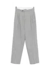 Twinset Twin-set Pinstripe Tailored Pants In Gray