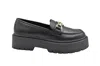 Twinset Platform Laced Flat Shoes In Black