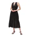 Twinset Pleated Detail Dress In Black