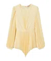 Twinset Twin-set Vanilla Pleated Blouse