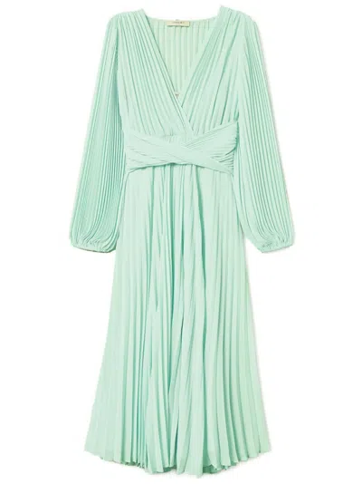 TWINSET PLEATED MAXI DRESS