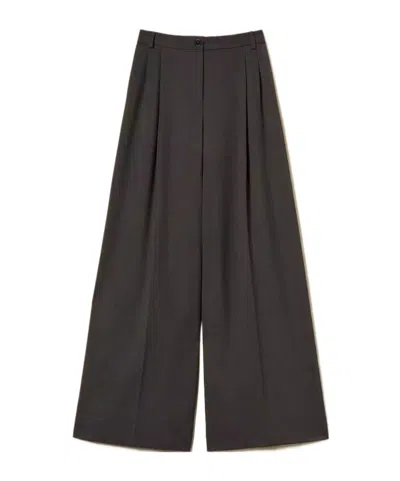 TWINSET TWINSET PALAZZO PLEATS TROUSERS