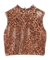 Twinset Leopard-print Sequin-embellished Top In Animal Print