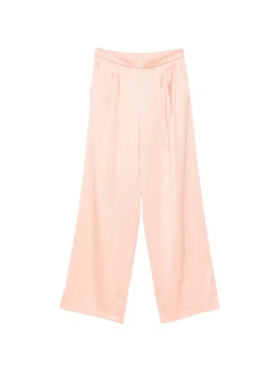 Twinset Pleated Trousers In Pink