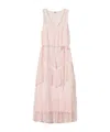 Twinset Twin-set Elegant Polyester Dress Design In Pink